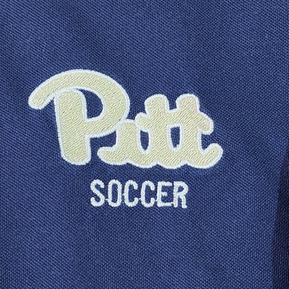 Nike Golf Polo Mens Size Medium‎ Pitt Panthers Blue Dri-Fit Shirt AA2274-451